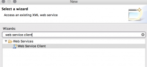 web service client